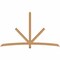 Ekena Millwork Alberta Smooth Timber Gable Bracket, Western Red Cedar, 96"W x 56"H x 3 1/2"D x 3 1/2"F, 14/12 Pitch GBW096X56X0404ALB00SWR - alternate 1
